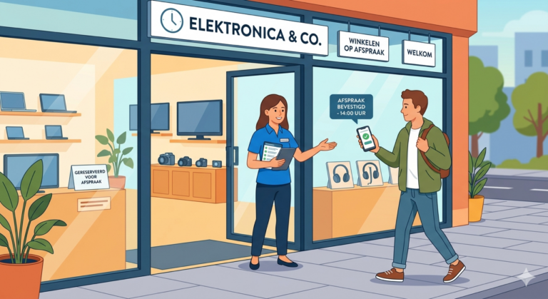 Winkelen op afspraak - plaatje