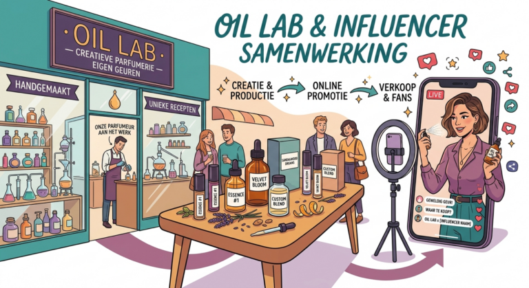 Plaatje Oil Lab en influencer